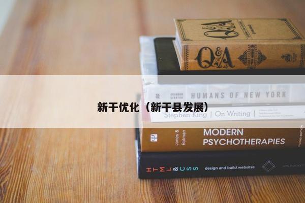 新干优化（新干县发展）