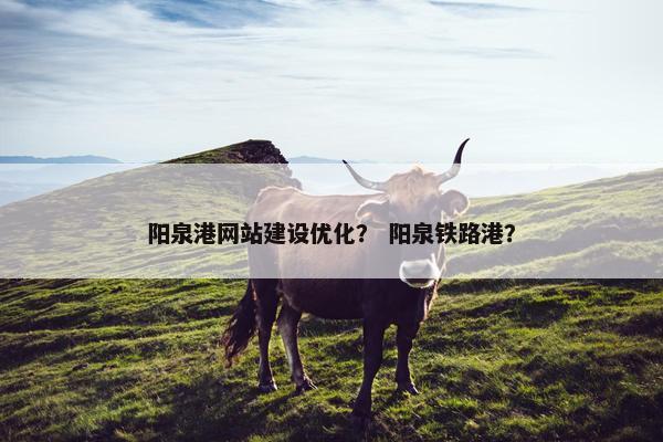 阳泉港网站建设优化？ 阳泉铁路港？