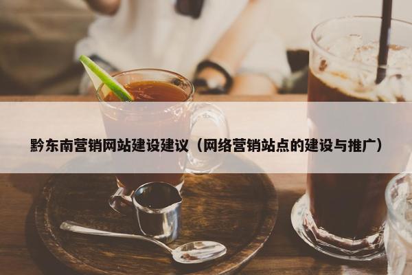 黔东南营销网站建设建议（网络营销站点的建设与推广）