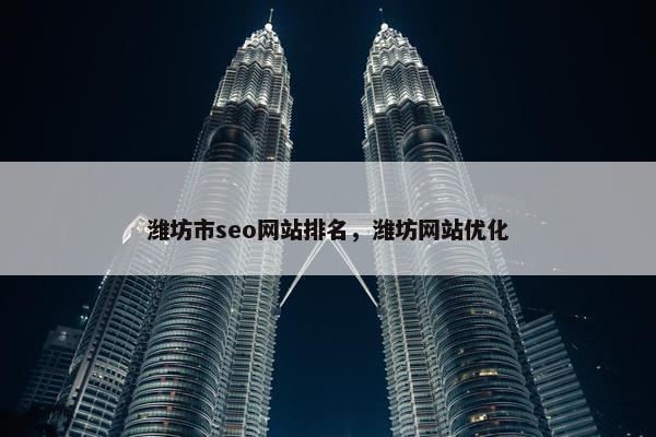 潍坊市seo网站排名，潍坊网站优化