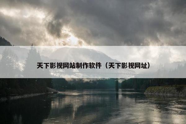 天下影视网站制作软件（天下影视网址）