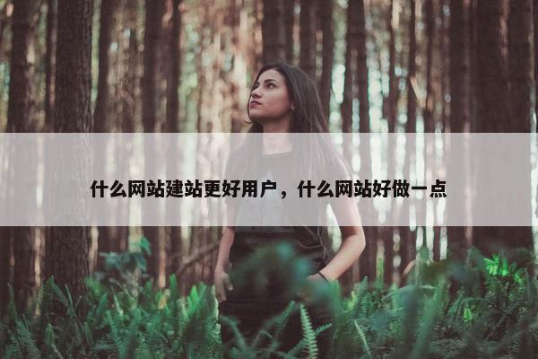 什么网站建站更好用户，什么网站好做一点
