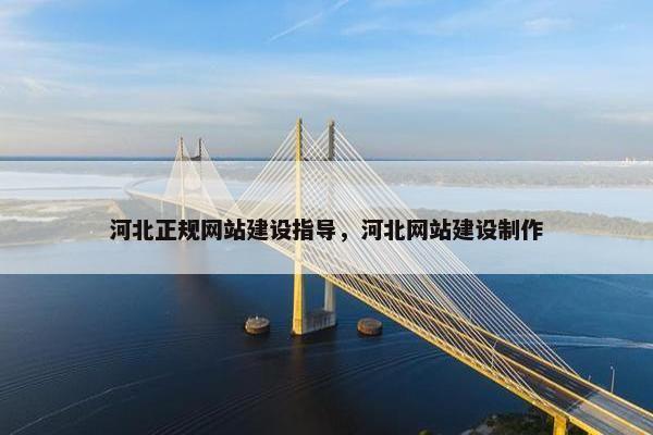 河北正规网站建设指导，河北网站建设制作