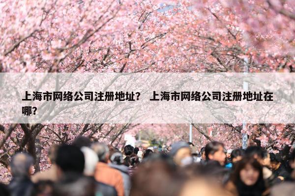 上海市网络公司注册地址？ 上海市网络公司注册地址在哪？