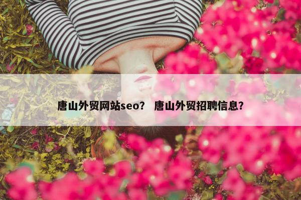 唐山外贸网站seo？ 唐山外贸招聘信息？