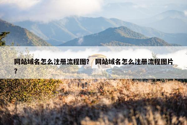 网站域名怎么注册流程图？ 网站域名怎么注册流程图片？