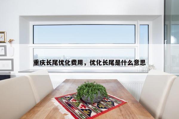 重庆长尾优化费用，优化长尾是什么意思