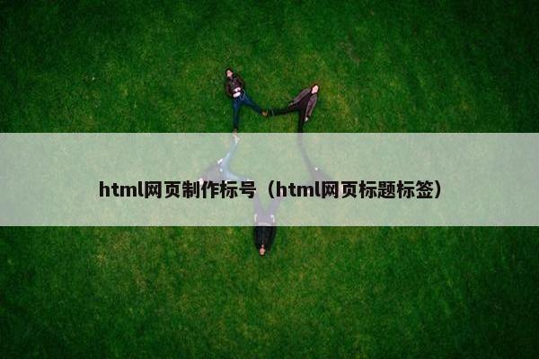 html网页制作标号（html网页标题标签）