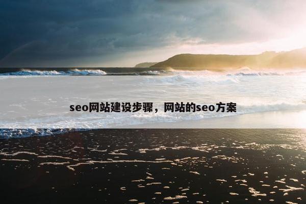 seo网站建设步骤，网站的seo方案