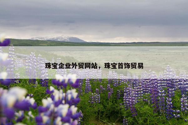 珠宝企业外贸网站，珠宝首饰贸易