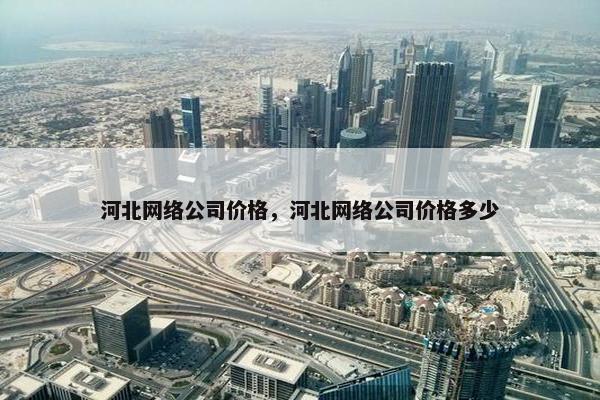 河北网络公司价格，河北网络公司价格多少