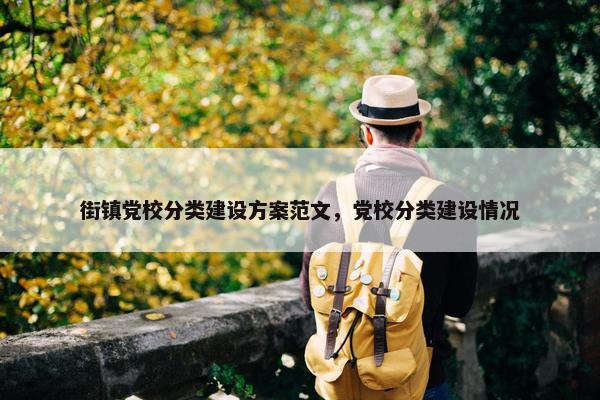 街镇党校分类建设方案范文，党校分类建设情况