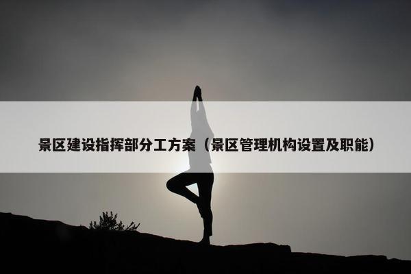 景区建设指挥部分工方案（景区管理机构设置及职能）