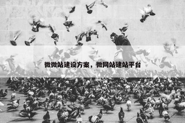 微微站建设方案，微网站建站平台