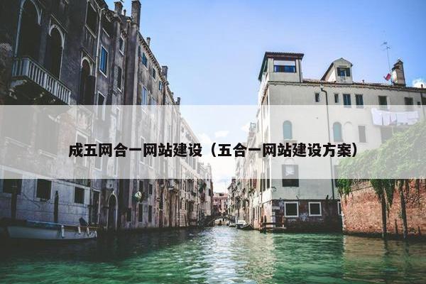 成五网合一网站建设（五合一网站建设方案）