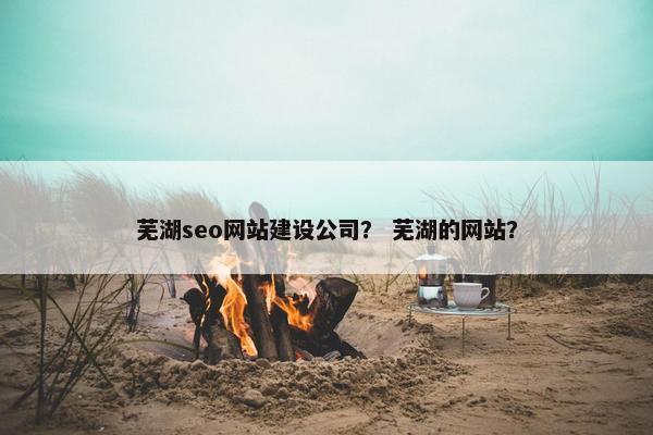 芜湖seo网站建设公司？ 芜湖的网站？