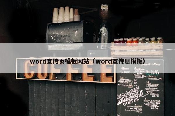 word宣传页模板网站（word宣传册模板）