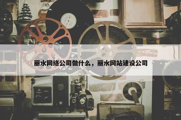 丽水网络公司做什么，丽水网站建设公司