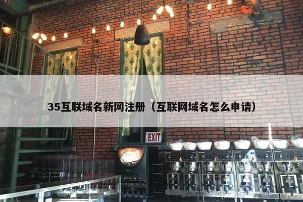 35互联域名新网注册（互联网域名怎么申请）