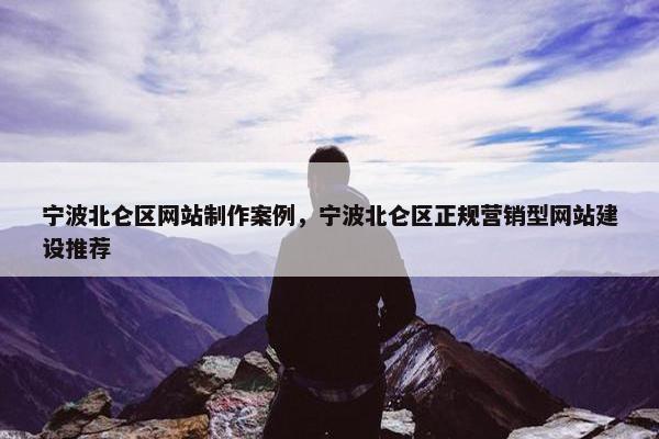 宁波北仑区网站制作案例，宁波北仑区正规营销型网站建设推荐