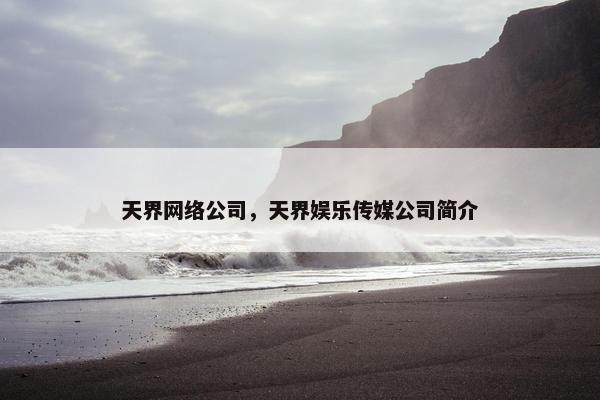 天界网络公司，天界娱乐传媒公司简介