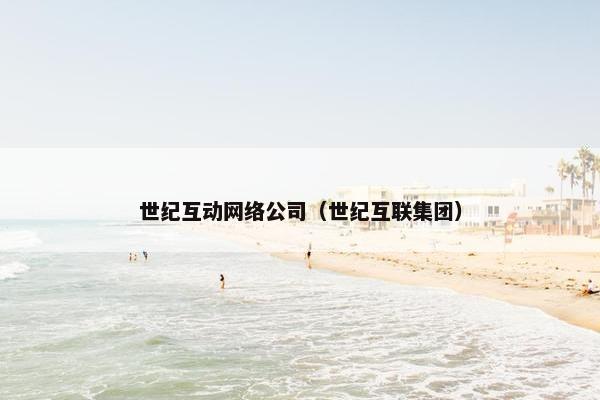 世纪互动网络公司（世纪互联集团）