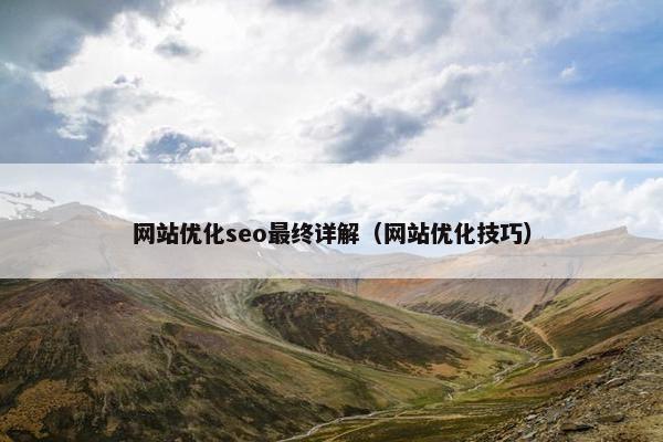 网站优化seo最终详解（网站优化技巧）