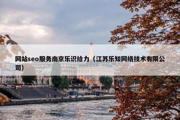 网站seo服务南京乐识给力（江苏乐知网络技术有限公司）