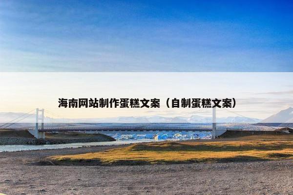 海南网站制作蛋糕文案（自制蛋糕文案）