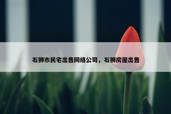 石狮市民宅出售网络公司，石狮房屋出售