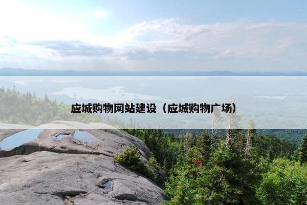 应城购物网站建设（应城购物广场）