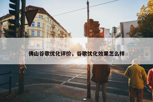 佛山谷歌优化评价，谷歌优化效果怎么样