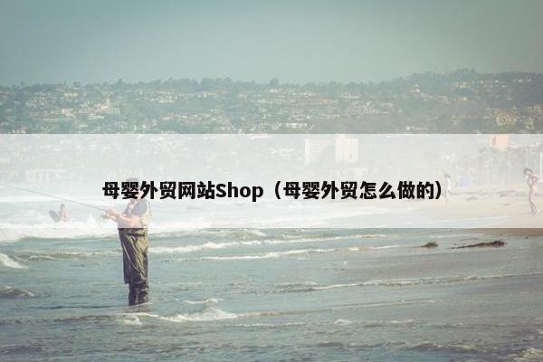 母婴外贸网站Shop（母婴外贸怎么做的）
