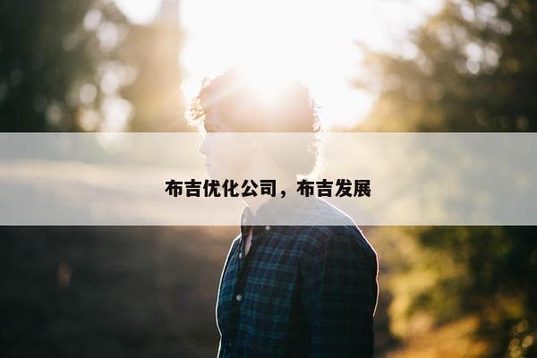 布吉优化公司，布吉发展