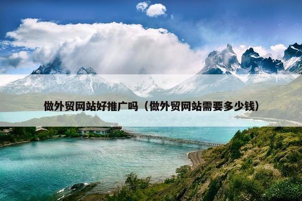 做外贸网站好推广吗（做外贸网站需要多少钱）