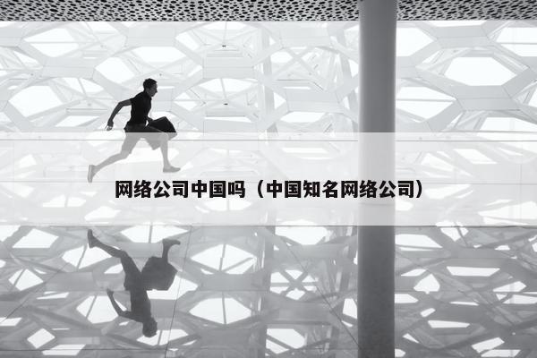 网络公司中国吗（中国知名网络公司）