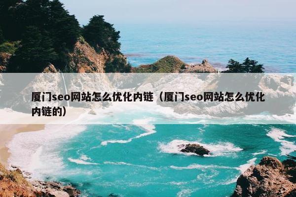 厦门seo网站怎么优化内链（厦门seo网站怎么优化内链的）