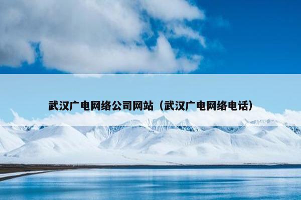 武汉广电网络公司网站（武汉广电网络电话）