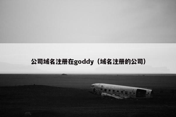 公司域名注册在goddy（域名注册的公司）
