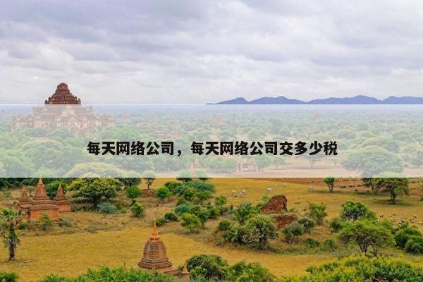 每天网络公司，每天网络公司交多少税