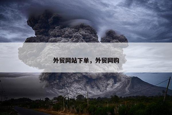 外贸网站下单，外贸网购