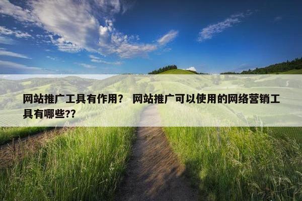 网站推广工具有作用？ 网站推广可以使用的网络营销工具有哪些?？