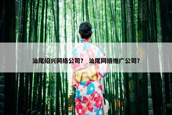 汕尾绍兴网络公司？ 汕尾网络推广公司？