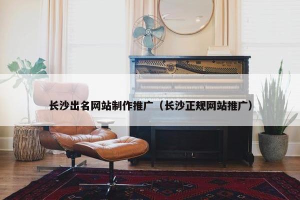 长沙出名网站制作推广（长沙正规网站推广）