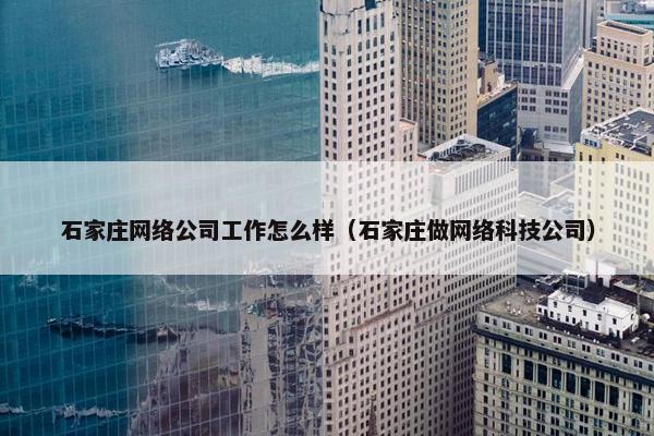 石家庄网络公司工作怎么样（石家庄做网络科技公司）