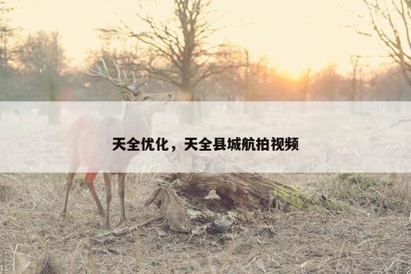 天全优化，天全县城航拍视频