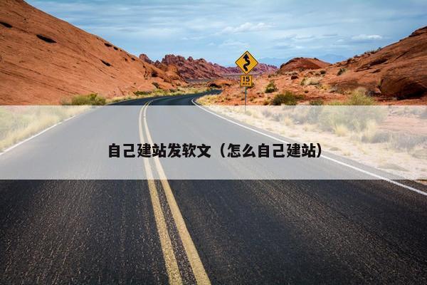 自己建站发软文（怎么自己建站）
