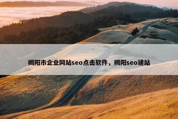 揭阳市企业网站seo点击软件，揭阳seo建站