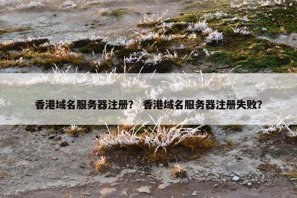 香港域名服务器注册？ 香港域名服务器注册失败？