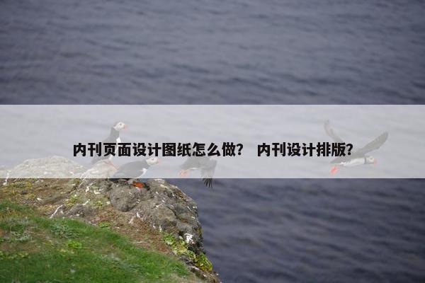 内刊页面设计图纸怎么做？ 内刊设计排版？